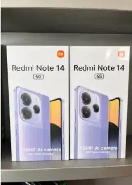 Xiaomi redmi note 14 5G 512gb ram 12gb dan8/256 resmi