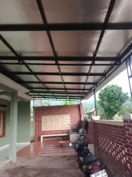 Kanopi besi, kanopi alderon dll
