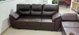 Dijual Sofa jumbo 3-2-1 warna coklat tua