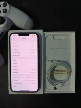 Apple iPhone 13 128GB Black, Garansi Resmi Aktif