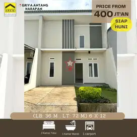 Rumah 400Jtan. angsuran 3jtan  GRIYA ANTANG HARAPAN