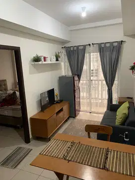 Jual Rugi Apartemen Saveria 1 Bedroom Furnish Bagus BSD dekat Stasiun