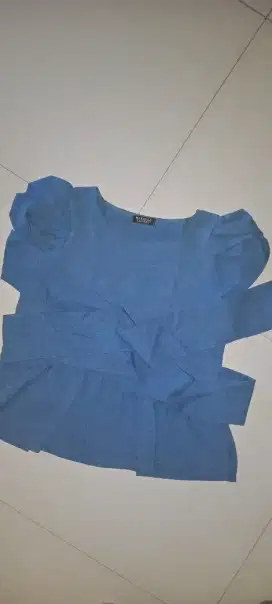 Baju Biru Pita Samping by Miracle Closet - Bisa Nego!