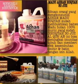 Madu rukyah pahit dan manis obat herbal alami