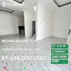 villa siap huni medan resort city merci medan johor dan delitua