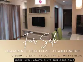 Dijual Apartement Thamrin Executive Suite B Middle Floor 2BR Furnished