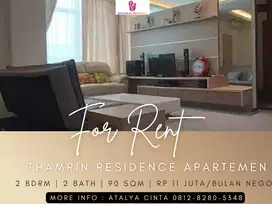 Disewakan Apartment Thamrin Residence Unit Premiere 2BR Full Furnished