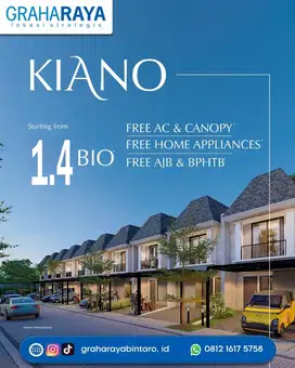 Tipe KIANO Graha Raya Rumah KPR Dp 0%