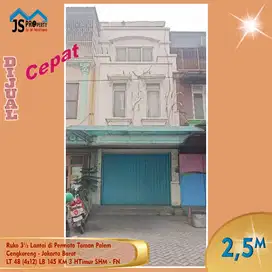 DIJUAL Ruko 3½ Lantai di Permata Taman Palem Cengkareng JakBar - FN