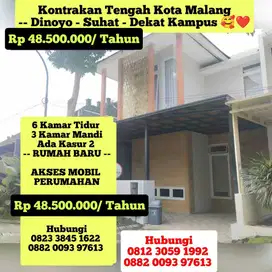 Kontrakan Tengah Kota Malang RUMAH BARU