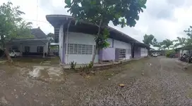 Jual cepat gudang + tanah siap usaha lokasi strategis