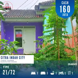 Rumah 160 Juta Tipe 21/72 Harga bisa Nego 2646MS