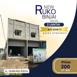 dijual ruko cantik kota binjai harga terjangkau