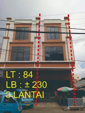 Jual Ruko 3 Lantai di Kota Manado,Paal 2