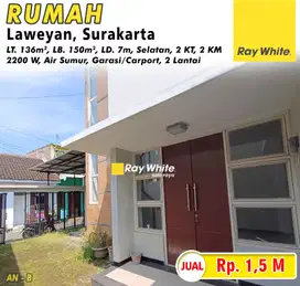 Rumah dijual dekat Stadion Sriwedari Solo