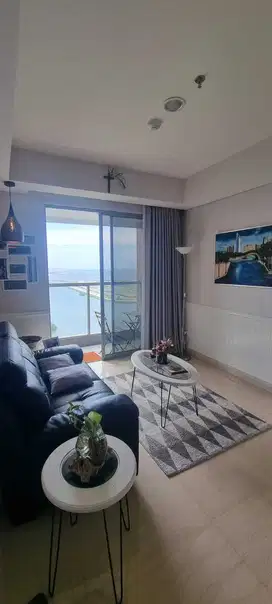 Dijual Apartemen Gold Coast Pik 1BR sea view, full furnished
