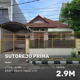 RUMAH SUTOREJO PRIMA UTARA MURAH SIAP HUNI ROW 3 MOBIL
