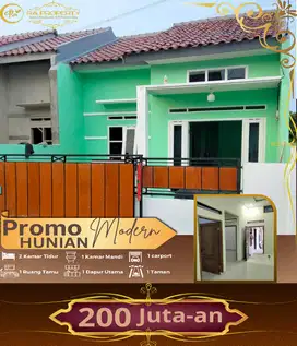 Rumah siap huni akses strategis hanya 225 jutaan Di depok