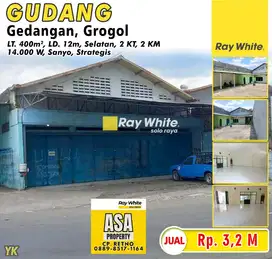GUDANG DIJUAL GEDANGAN SUKOHARJO