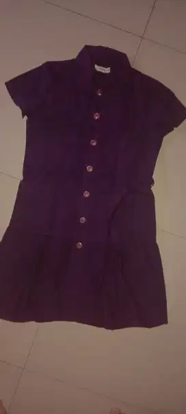 Dress Pendek Ungu Magnolia Casual - Bisa Nego!
