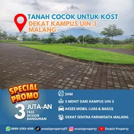 TANAH DIJUAL DI MALANG, MULAI 3 JUTA-AN