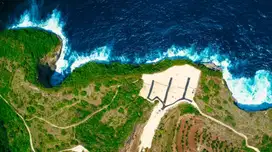 Jual Cepat BU tanah loss tebing view Kelingking Beach di Nusa Penida