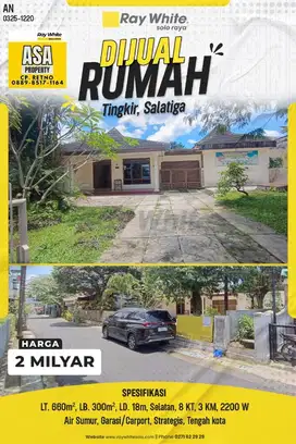 RUMAH DIJUAL TINGKIR SALATIGA