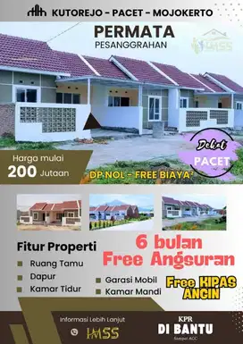 Dijual Rumah Murah Kutorejo Dekat Jalan Mojosari Pacet