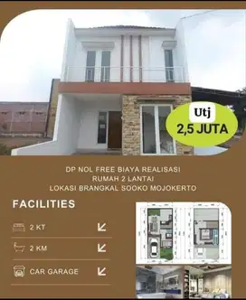 Dijual Rumah 2 Lantai Murah Sooko Dekat Dekat Jalan Bypass Mojokerto