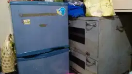 Jual kulkas 2 pintu dan oven besr