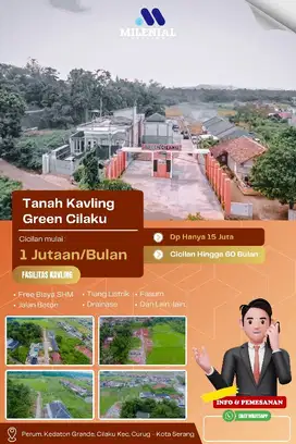 DIJUAL TANAH SIAP BANGUN DI CIPOCOK KOTA SERANG