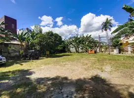 Tanah 900 m2, kontur rata, hadap Timur, lokasi nyaman, tidak banjir
