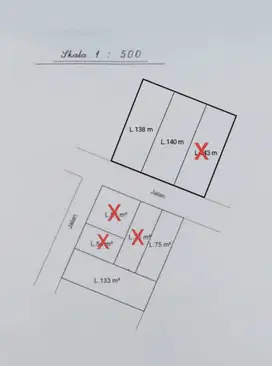 Dijual Tanah Matang 4 Kavling Dekat Exit Tol Summarecon GedeBage