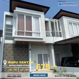 Rumah Baru Siap Huni cluster Gentan lingkungan sudah jadi