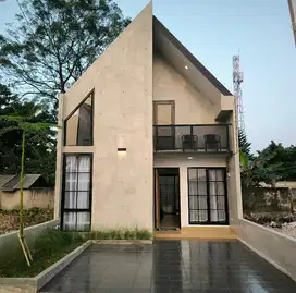 RUMAH MODERN KONSEP INDUSTRIAL DI KOTA DEPOK