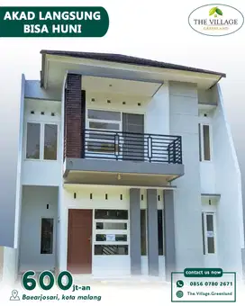 RUMAH 2 LANTAI DI KOTA MALANG 500 JUTAAN