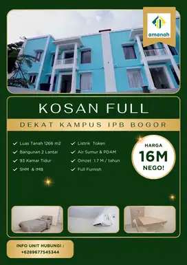 Kosan Bogor Full Terisi Semi Hotel Dekat Kampus IPB Bogor Ber SHM IMB