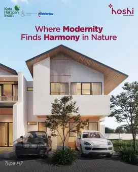 RUMAH BARU DI CLUSTER HOSHI, KOTA HARAPAN INDAH BEKASI