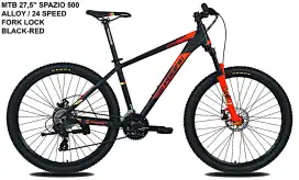 Pacific 27.5 Spazio500 Shimano 3x8sp full alloy Inner cable Fork Lock
