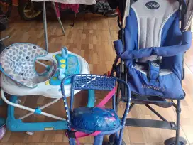 Stroller, baby Walker, bonceng motor