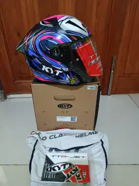 KYT TTR Jet Size Super Murah Like New