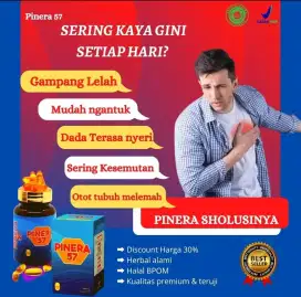 SUPLEMEN KESEHATAN PINERA 57 2 BOK Rp 600.000