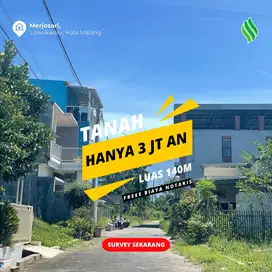 Tanah Merjosari Kota Malang, cocok buat Bisnis Kos atau Cafe
