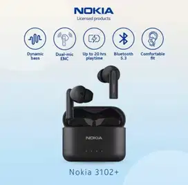 Nokia E3102 Plus Wireless Earbuds (Black)