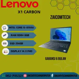 Laptop Lenovo Thinkpad X1 Carbon Core i5 garansi 6 bln
