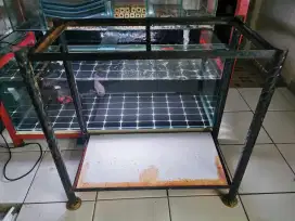 Rak aquarium besi 60x30 2 susun