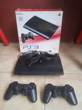 PS3 super slim 320gb normal fullset segel void poris plawad