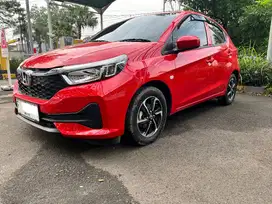 HONDA BRIO SATYA 1.2 E CVT (AUTOMATIC/AT) 2024 MERAH LOW KM, LIKE NEW