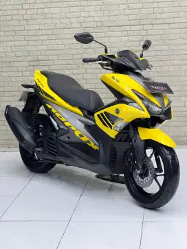 Perfect Condition!!Yamaha Aerox 155cc 2018 Yellow N Kota Mulus-Mustika