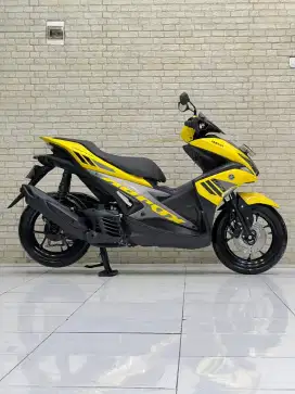 Perfect Condition!!Yamaha Aerox 155cc 2018 N kota Yellow Mulus-Mustika